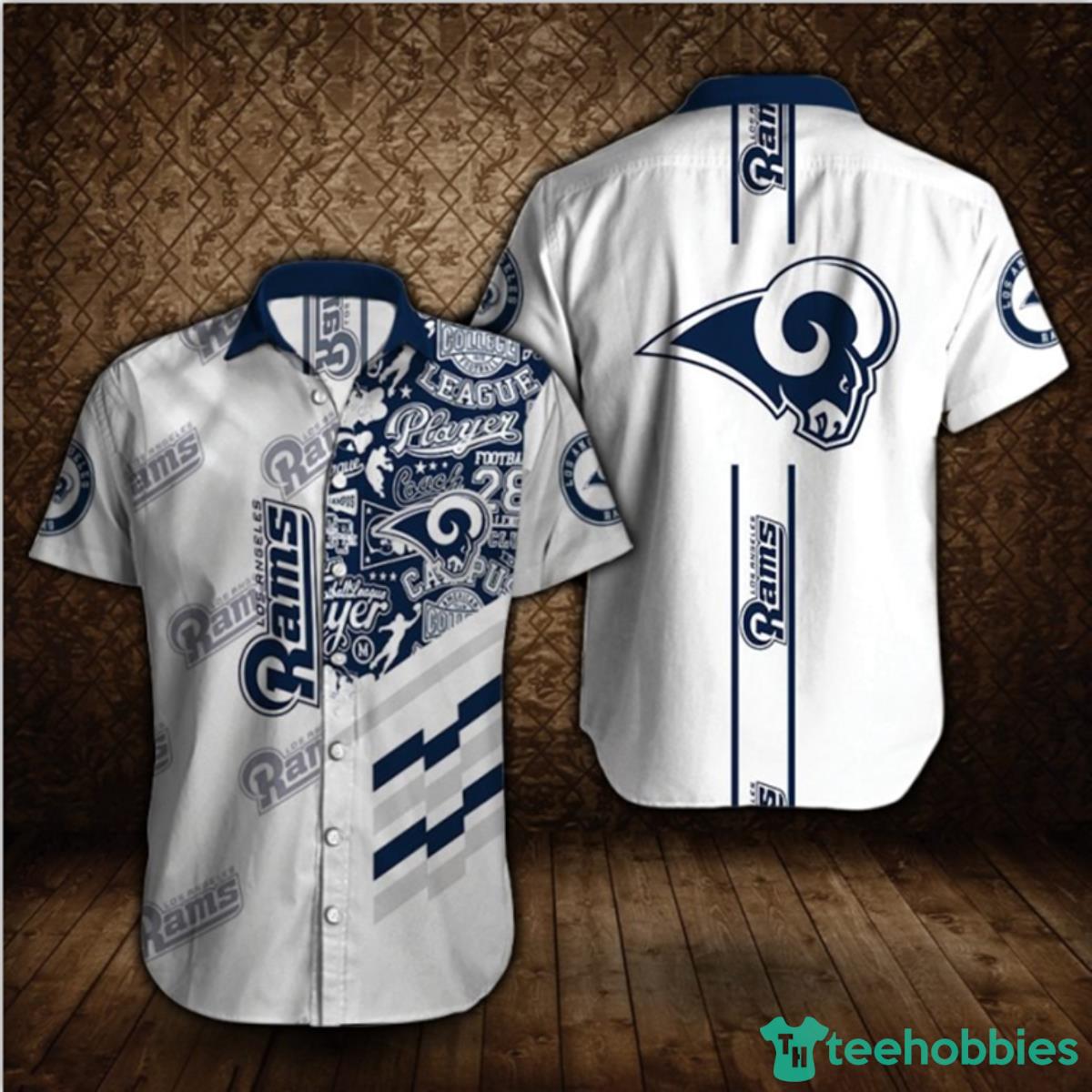 NFL Los Angeles Rams Hawaiian Shirt Gift For Fan Product Photo 1
