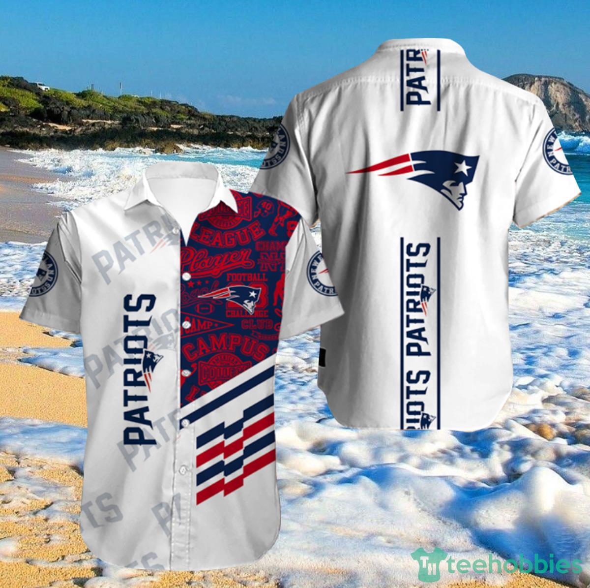 NFL New England Patriots Hawaiian Shirt Gift For Fan Product Photo 1