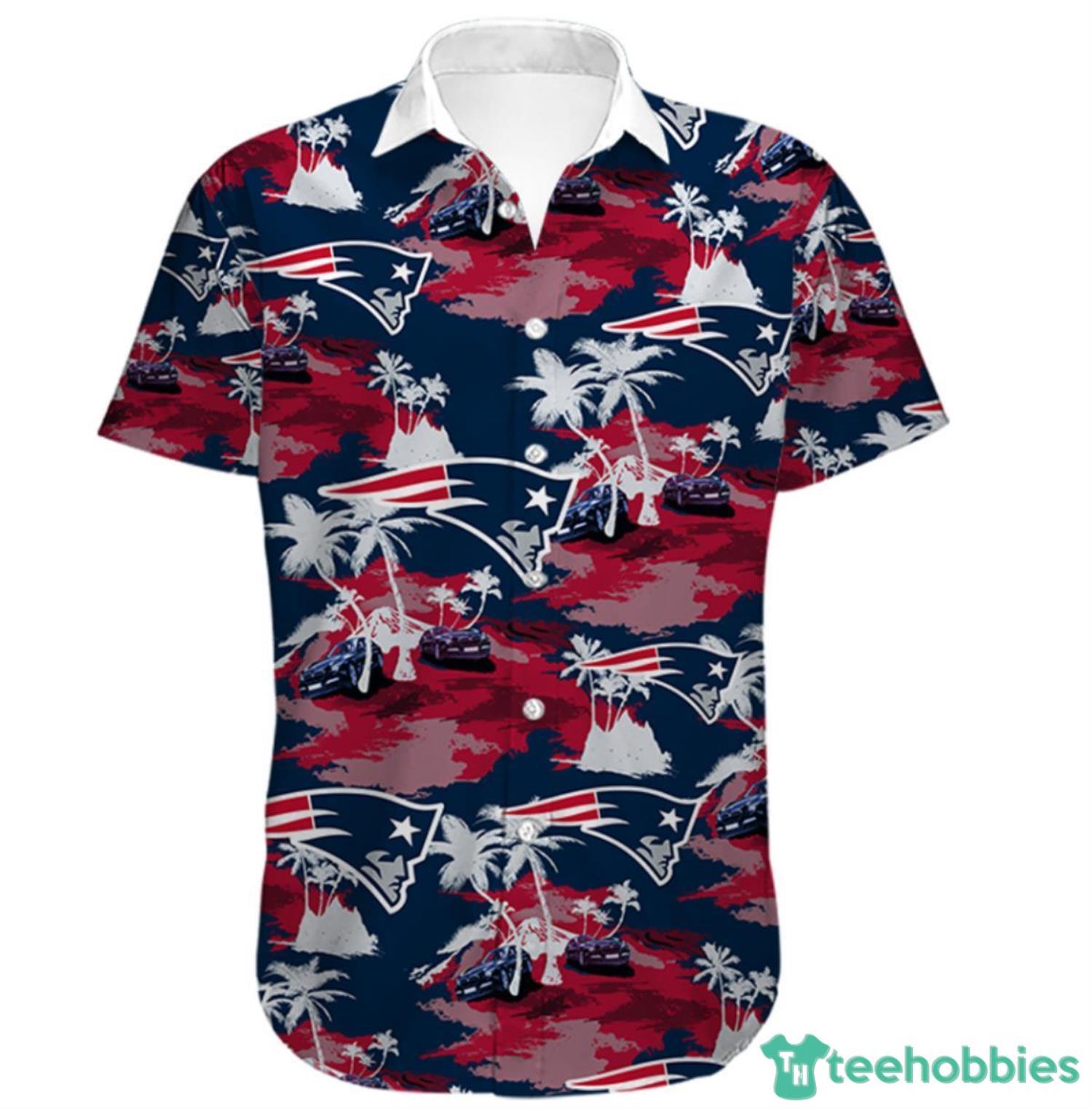 NFL New England Patriots Hawaiian Shirt Tropical Product Photo 1