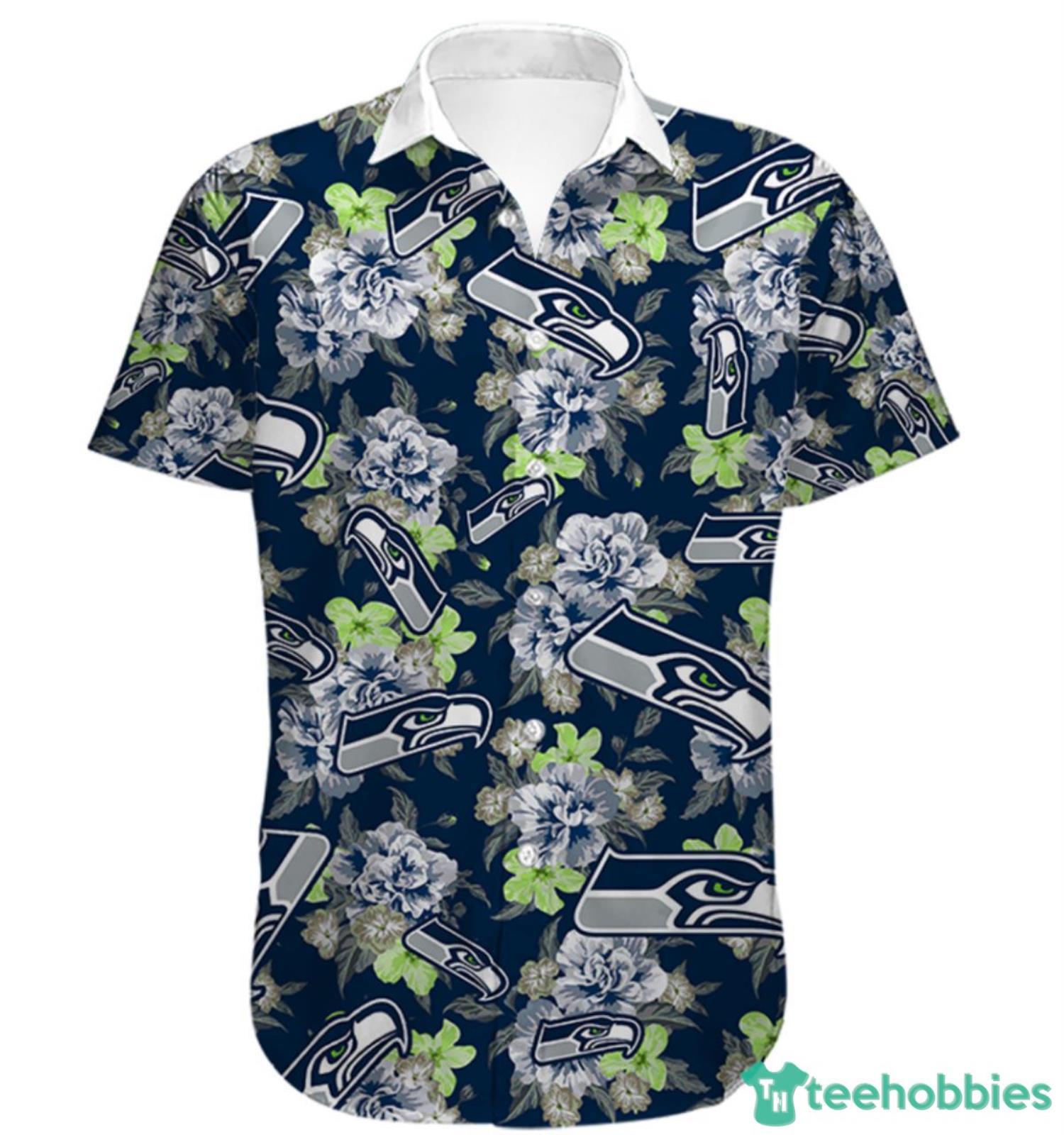 NFL Seattle Seahawks Hawaiian Shirt Tropical Product Photo 1