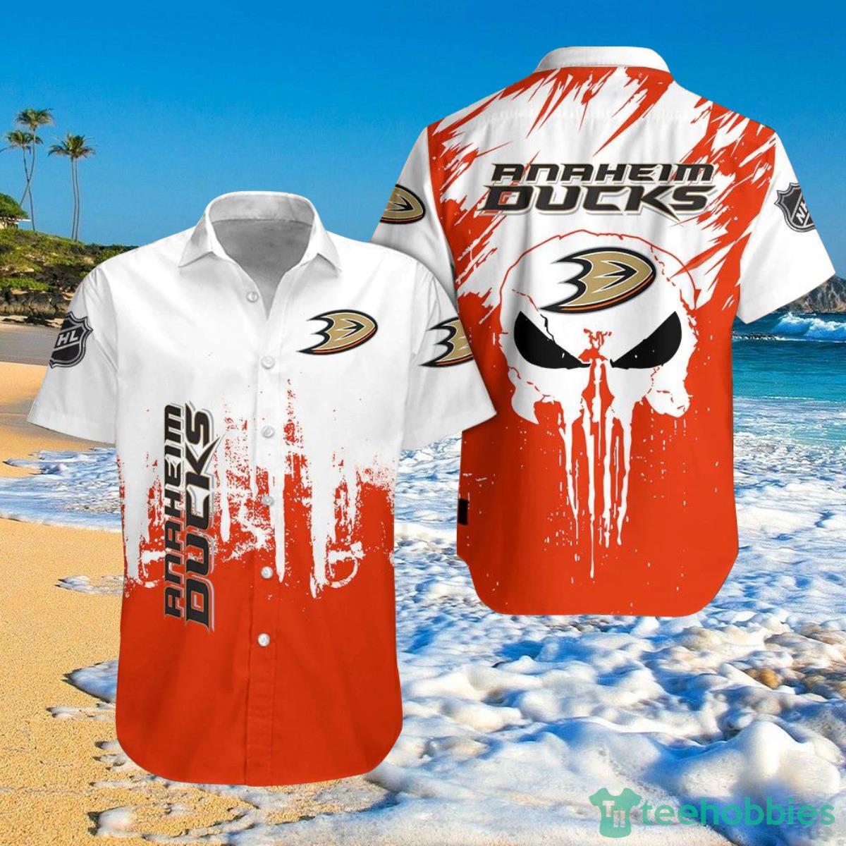 NHL Anaheim Ducks Shirts Button-Down Short Sleeve Product Photo 1
