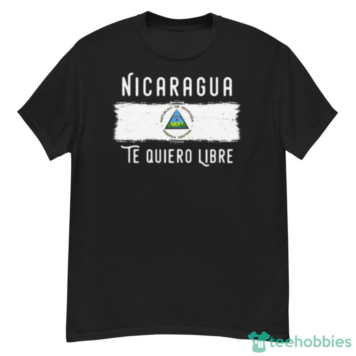 Nicaragua Protest Design Nicaragua Te Quiero Libre With Flag Shirt - G500 Men’s Classic T-Shirt