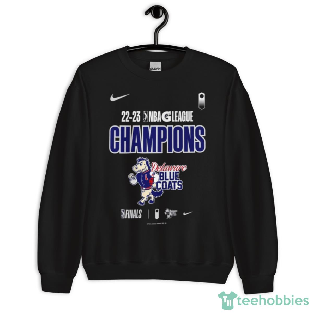 Nike 2023 NBA G League Champions Delaware Blue Coats Shirt - Unisex Crewneck Sweatshirt