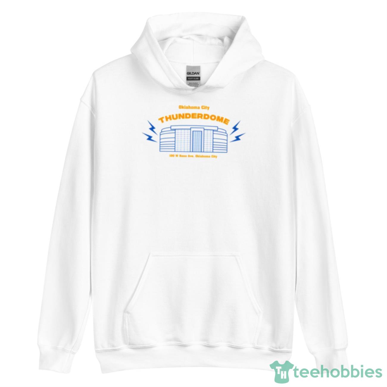 Oklahoma City Thunderdome Basketball Shirt - Unisex Heavy Blend Hooded Sweatshirt