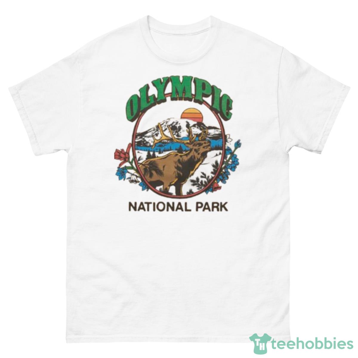 Olympic National Park Shirt - 500 Men’s Classic Tee Gildan