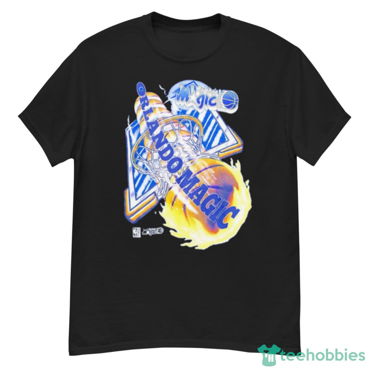 Orlando Magic On Fire NBA Shirt - G500 Men’s Classic T-Shirt