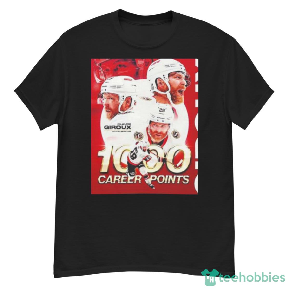 Ottawa Hockey Claude Giroux 1000 Career Nhl Points Shirt - G500 Men’s Classic T-Shirt