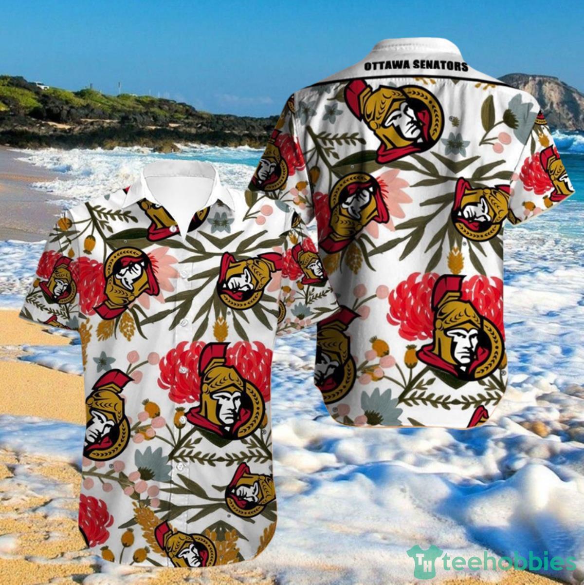 Ottawa Senators Hawaiian Shirt Big Floral For Men And Women Product Photo 1