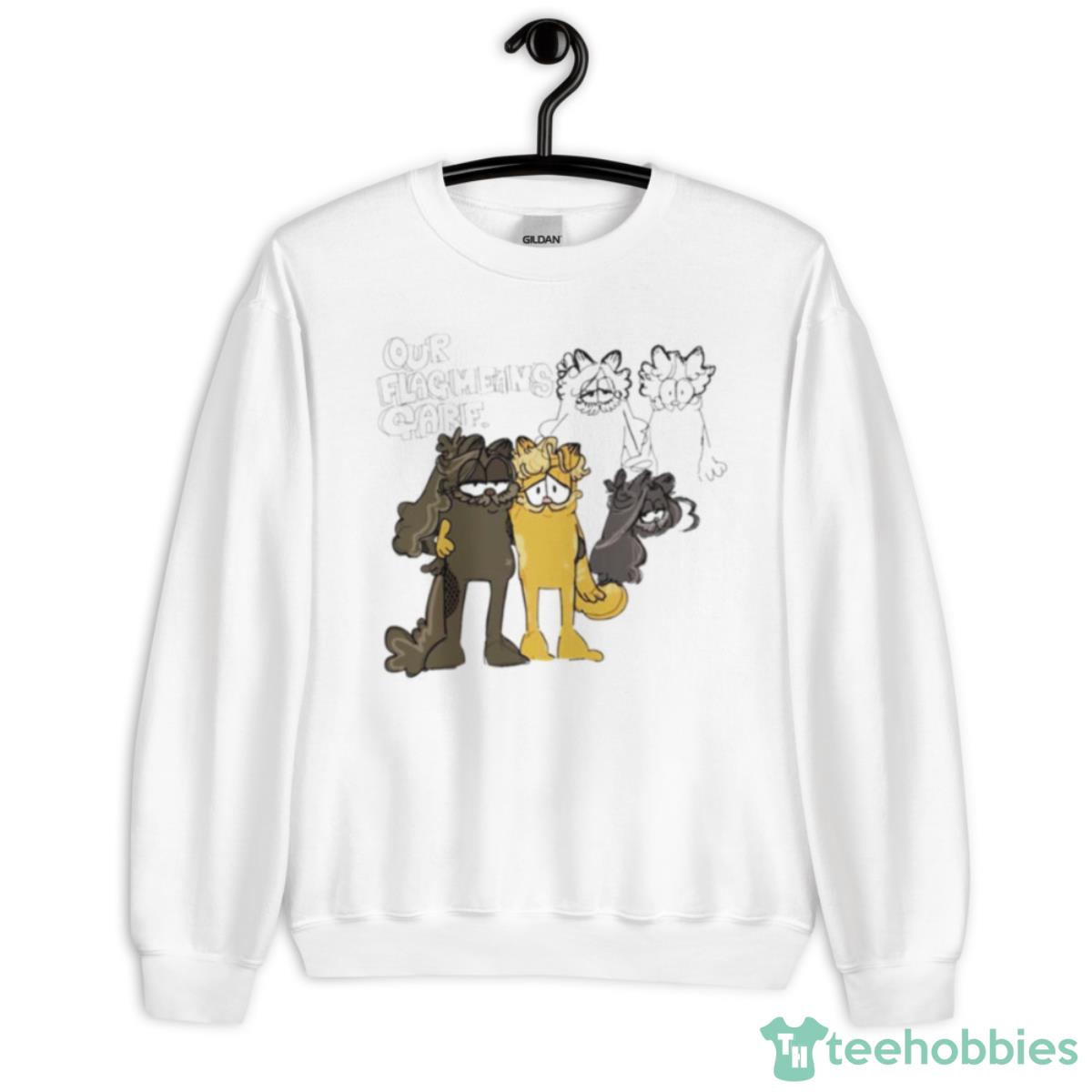 Our Flag Means Garf Shirt - Unisex Heavy Blend Crewneck Sweatshirt