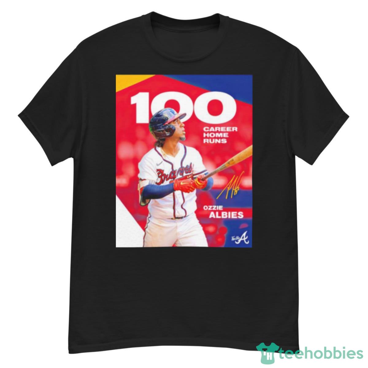 Ozzie Albies 100 Career Home Runs Shirt - G500 Men’s Classic T-Shirt
