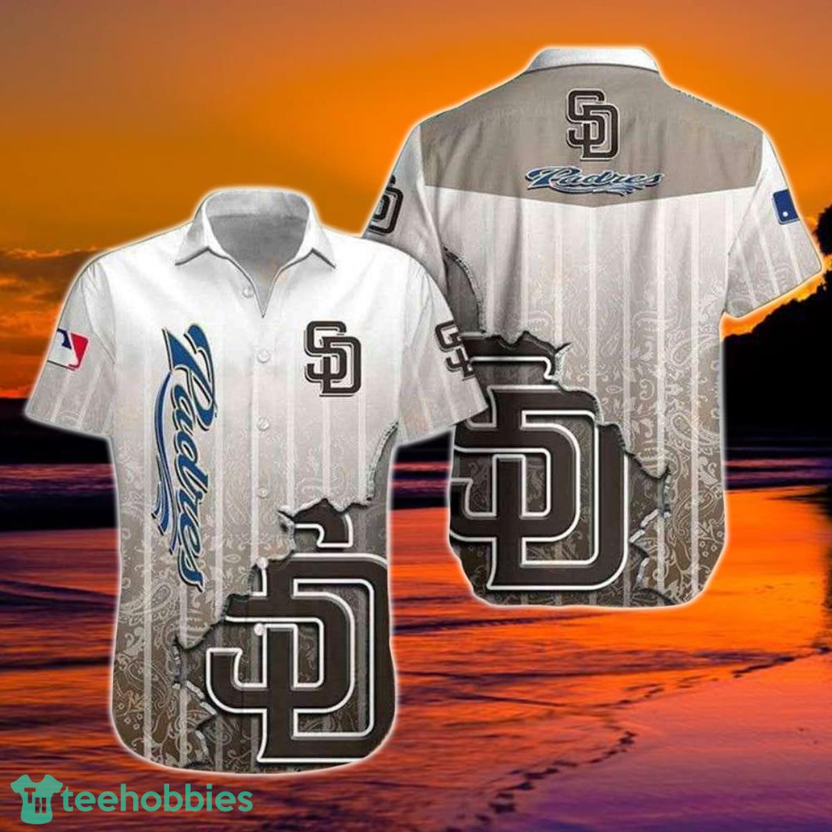 Padres Hawaiian Shirt Giveaway San Diego Padres Mlb 2023 Best Hawaiian Shirts Product Photo 1