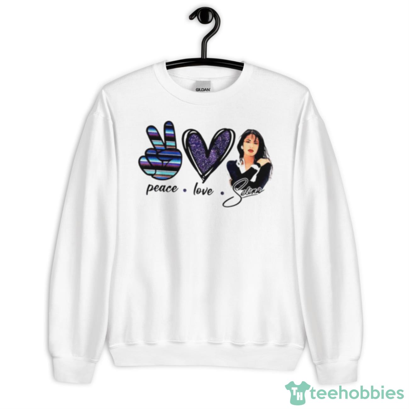 Peace Love Selena Shirt - Unisex Heavy Blend Crewneck Sweatshirt