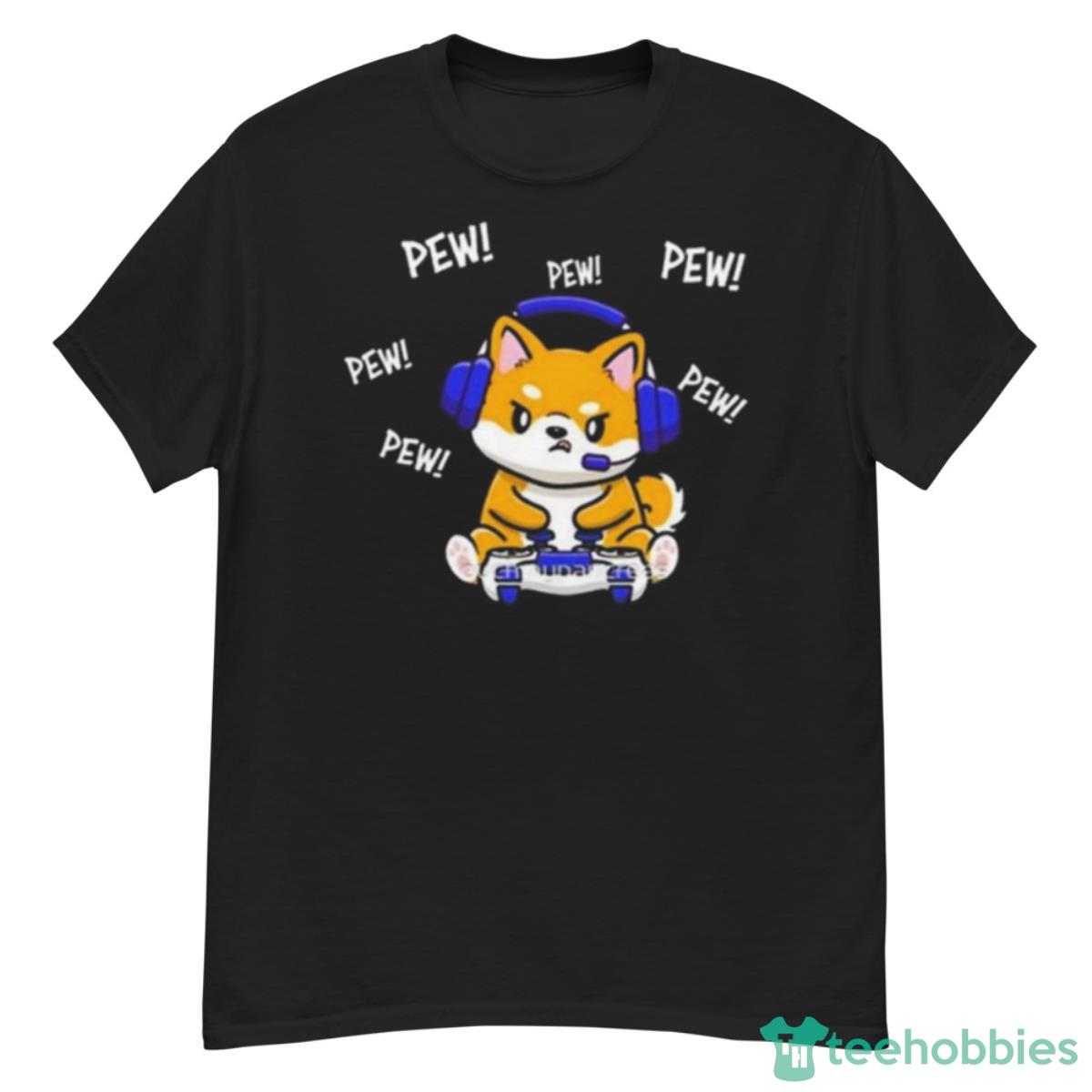 Pew Pew Pew Shiba Inu Shirt - G500 Men’s Classic T-Shirt