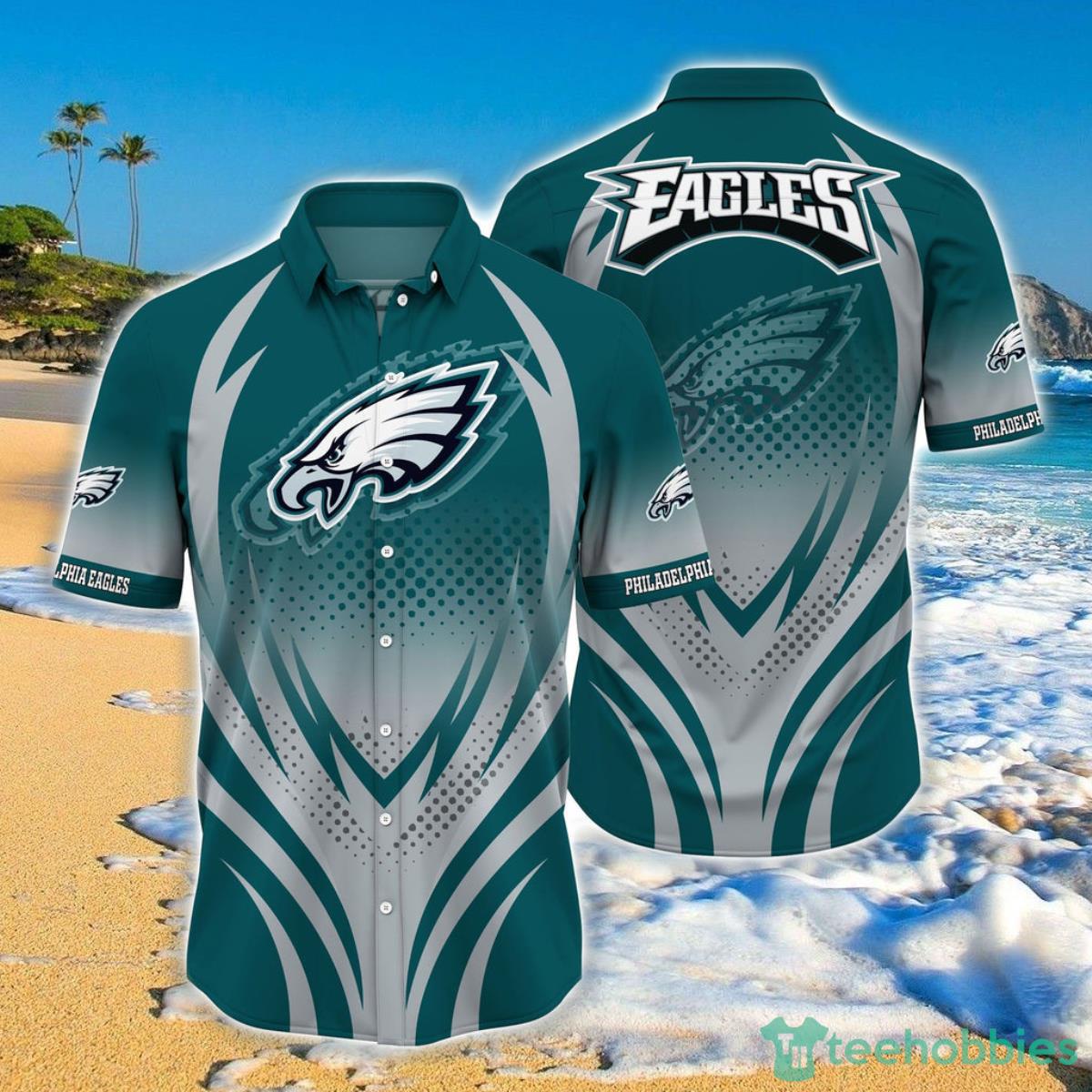 Philadelphia Eagles Button Down Shirt 3D Print For Men And Women Product Photo 1