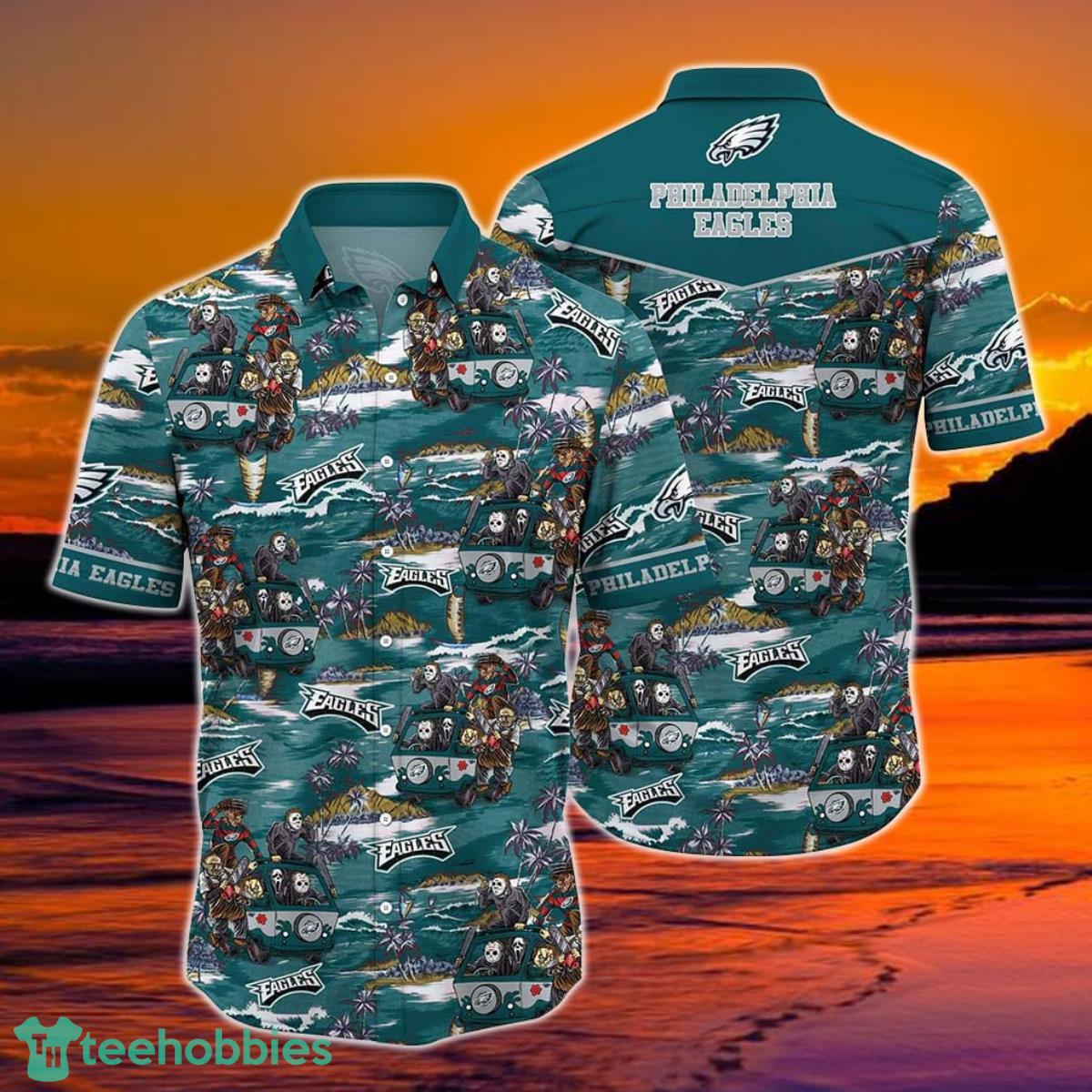 Philadelphia Eagles NFL Hawaiian Shirt 3D Printed Trending Best Gift For Fans Product Photo 1