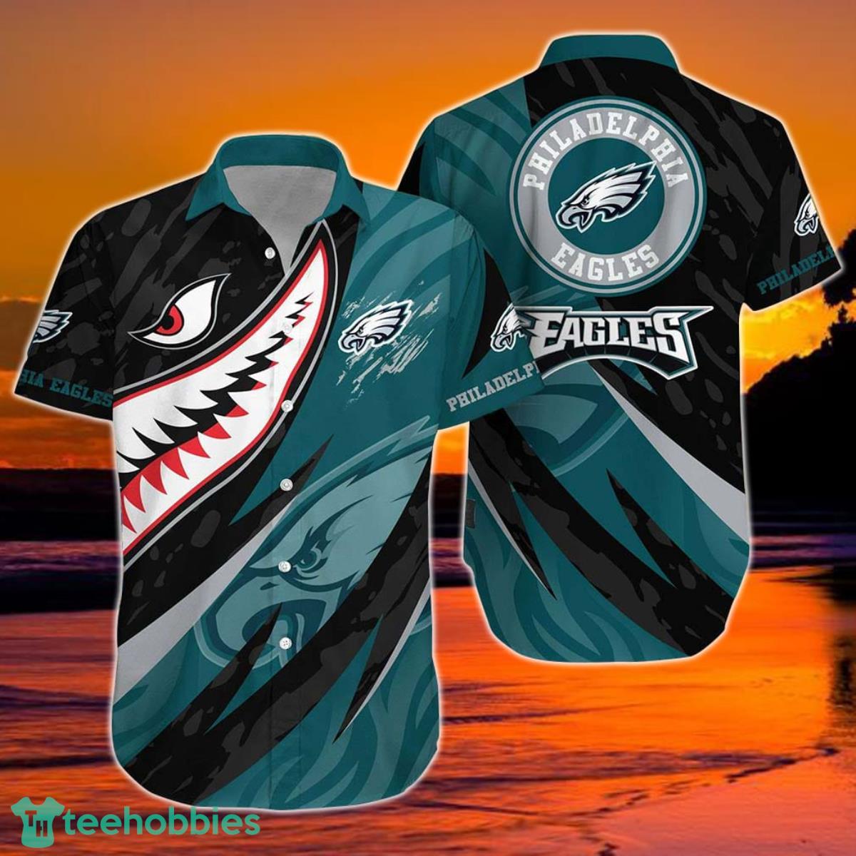 Philadelphia Eagles NFL Hawaiian Shirt Graphic 3D Printed New Trends Summer For Fan NFL Enthusiast Product Photo 1