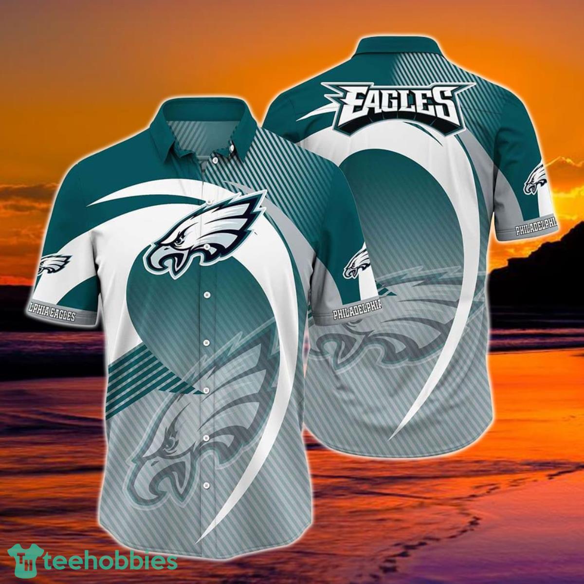Philadelphia Eagles NFL Hawaiian Shirt, New Hot Trending Summer Beach Shirt Best Gift For Fan Product Photo 1