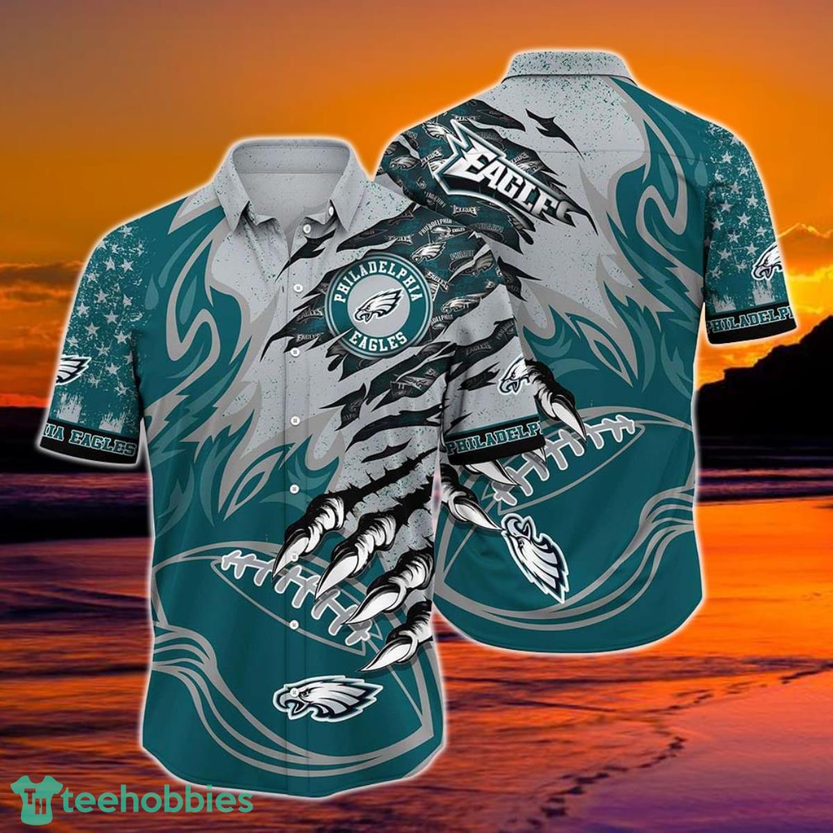 Philadelphia Eagles NFL Hawaiian Shirt Style Vintage Summer Beach Shirt Best Gift For Fans Product Photo 1