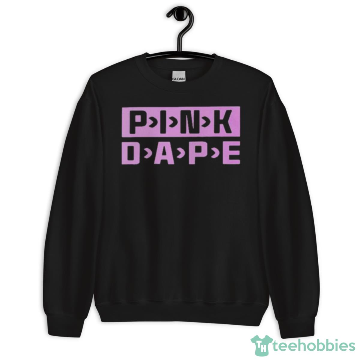 Pink Tape Shirt - Unisex Crewneck Sweatshirt