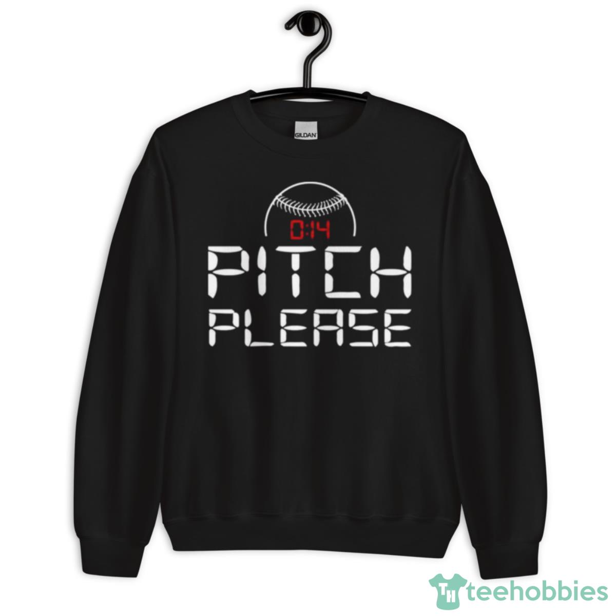 Pitch Please Pitch Clock Baseball Shirt - Unisex Crewneck Sweatshirt