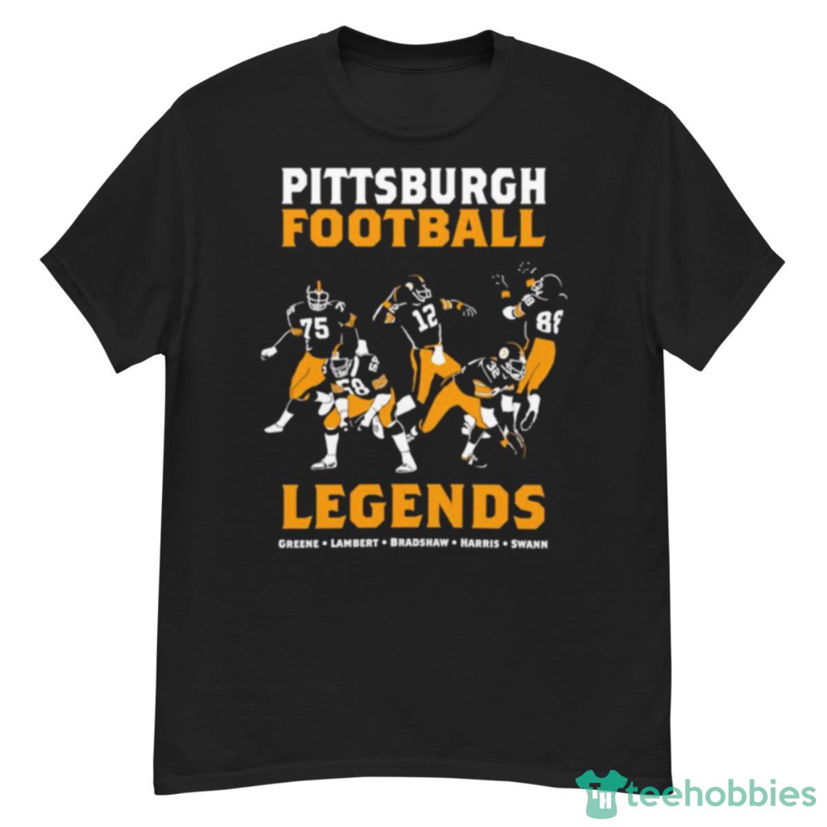 Pittsburgh Football Legends Greene Lambert Bradshaw Harris Swann Shirt - G500 Men’s Classic T-Shirt
