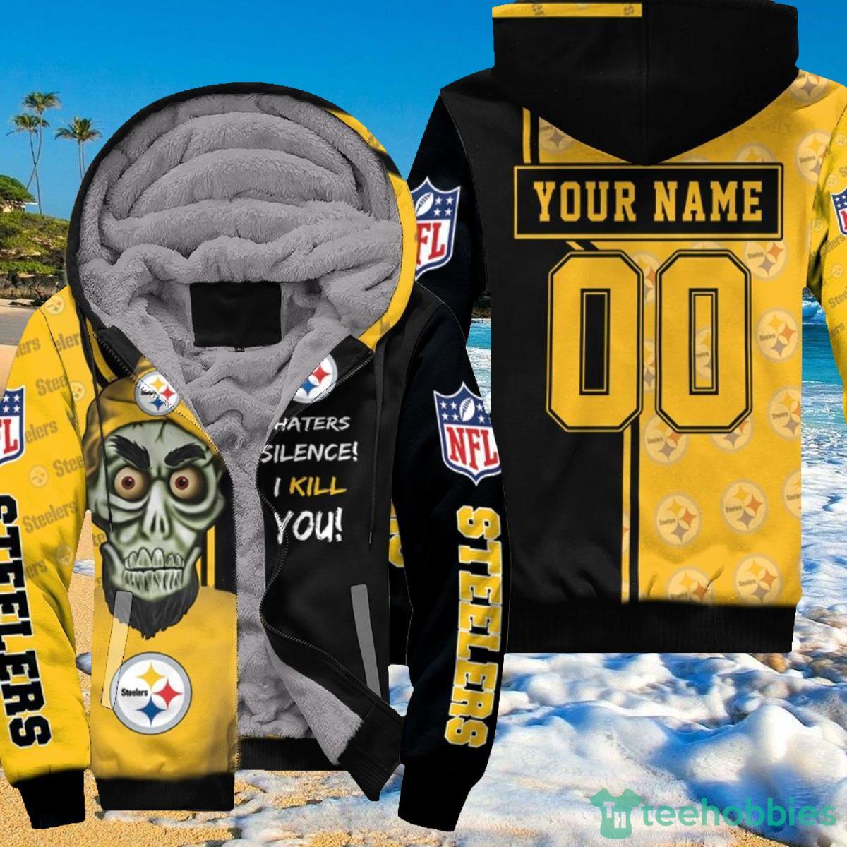 Pittsburgh Steelers NFL Haters Silence Personalized Hoodie 3D