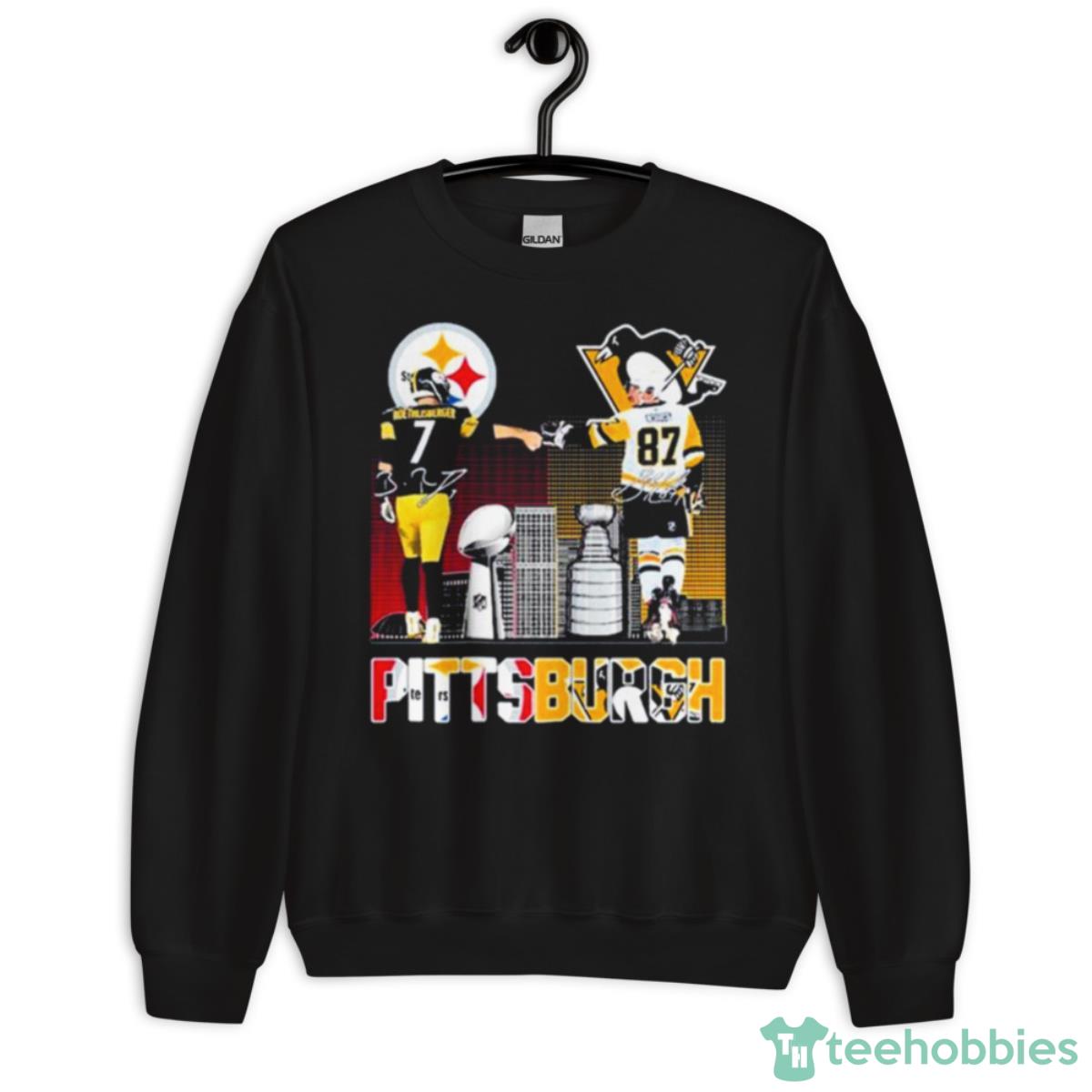 Pittsburgh Steelers Roethlisberger And Pittsburgh Penguins - Unisex Crewneck Sweatshirt
