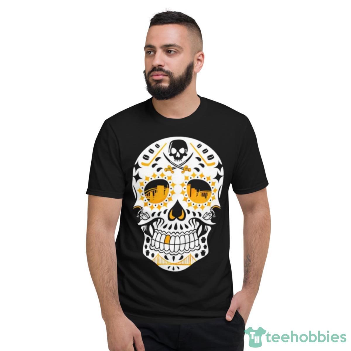 Pittsburgh Sugar Skull Shirt - Short Sleeve T-Shirt