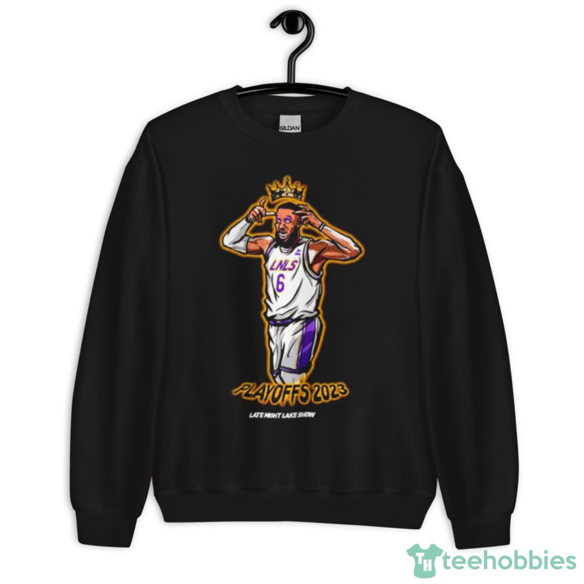 Playoffs 2023 Late Night Lake Show Shirt - Unisex Crewneck Sweatshirt