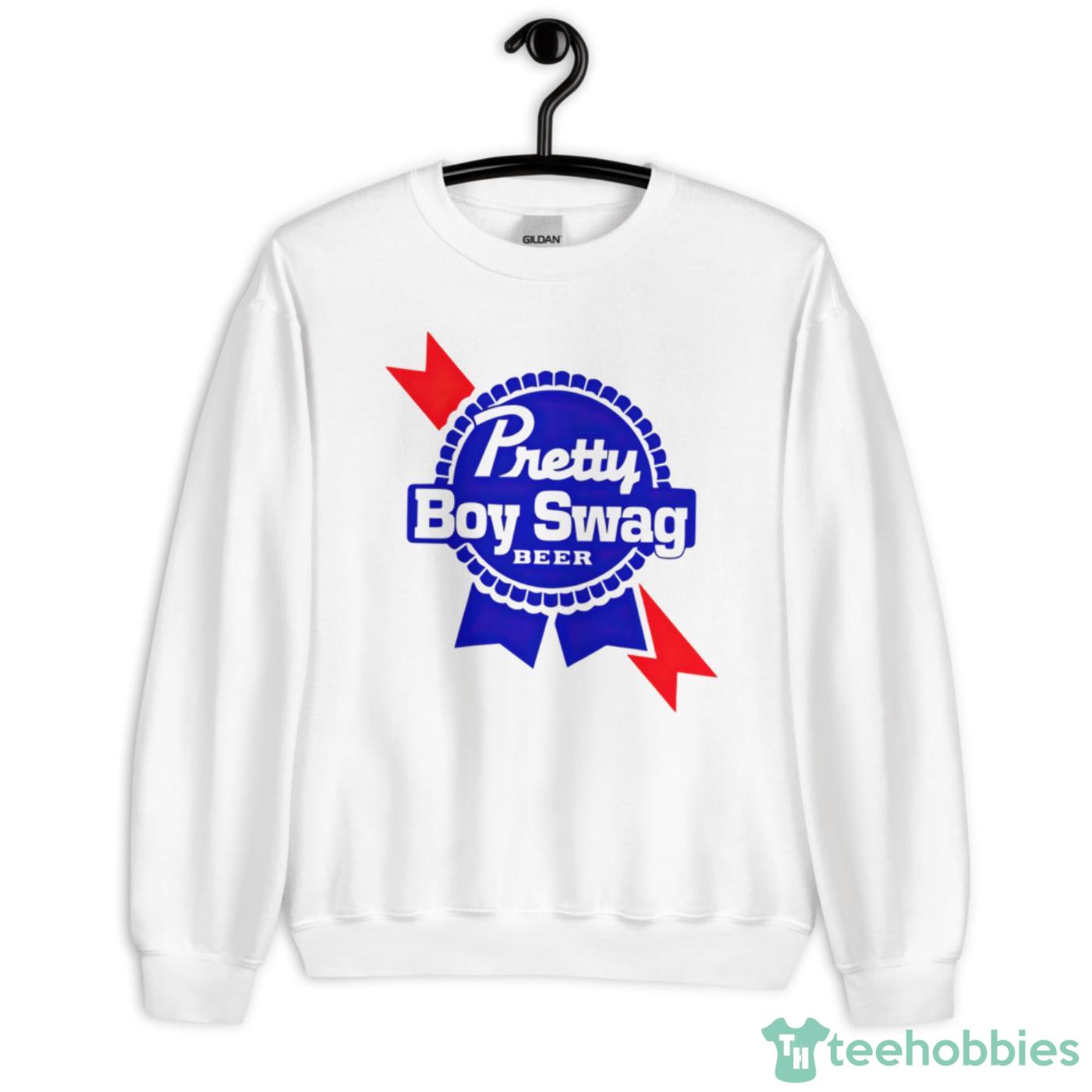 Pretty Boy Swag Beer Shirt - Unisex Heavy Blend Crewneck Sweatshirt