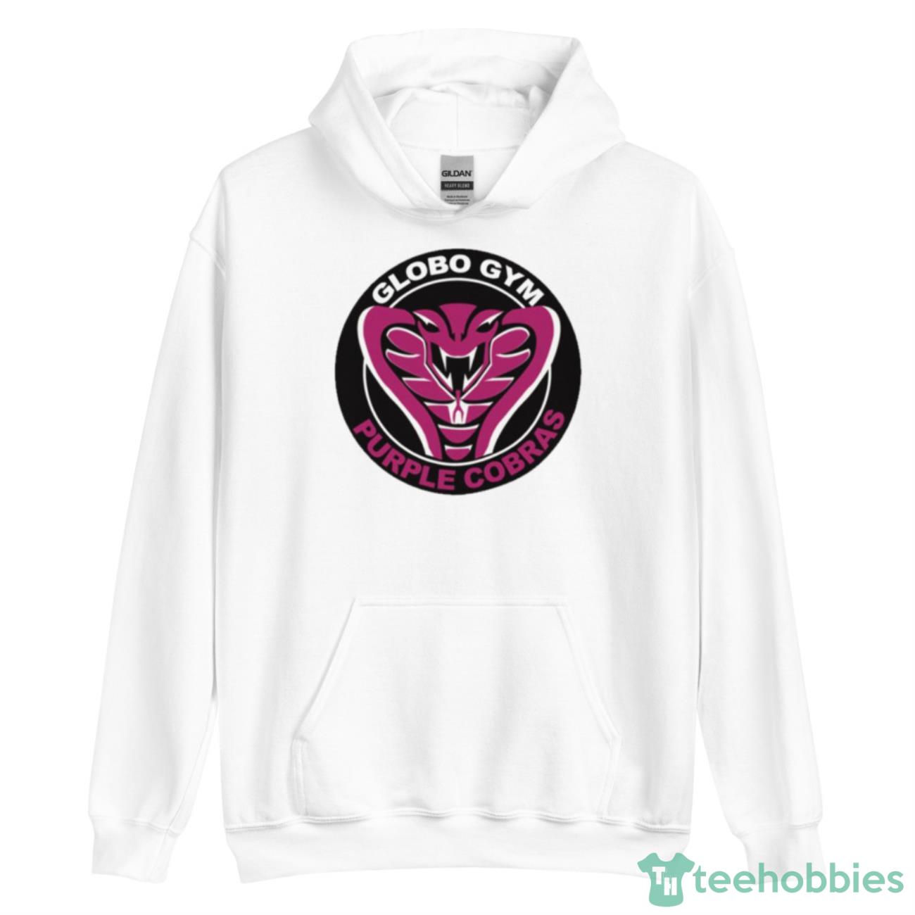 Purple Cobras Globo Gym Shirt - Unisex Heavy Blend Hooded Sweatshirt
