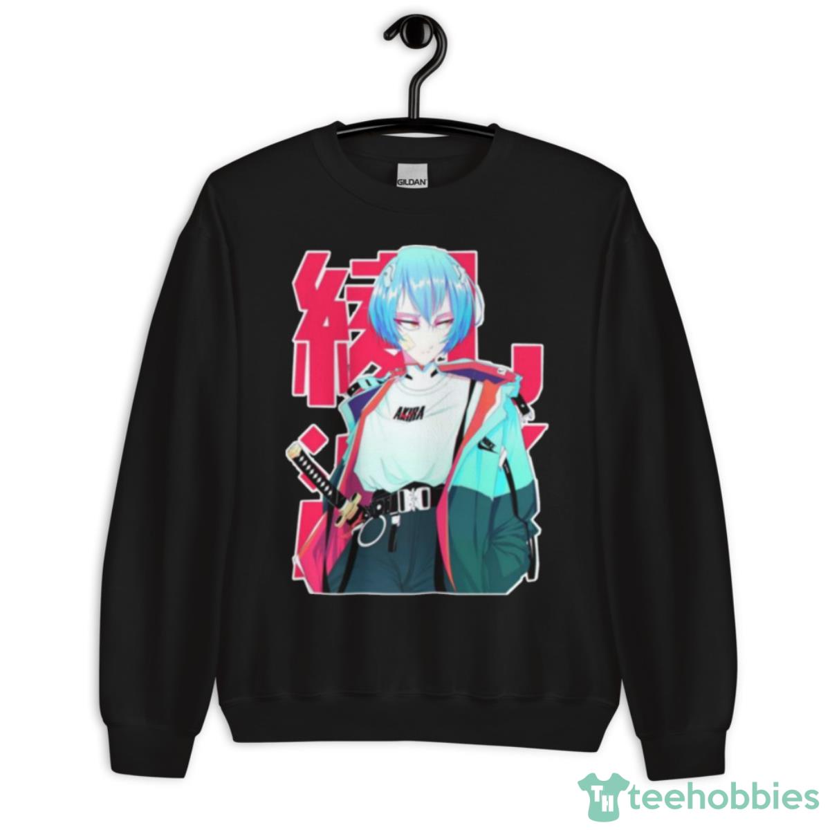 Rei Ayanami Evangelion Collection Streetstyle Artwork Shirt - Unisex Crewneck Sweatshirt