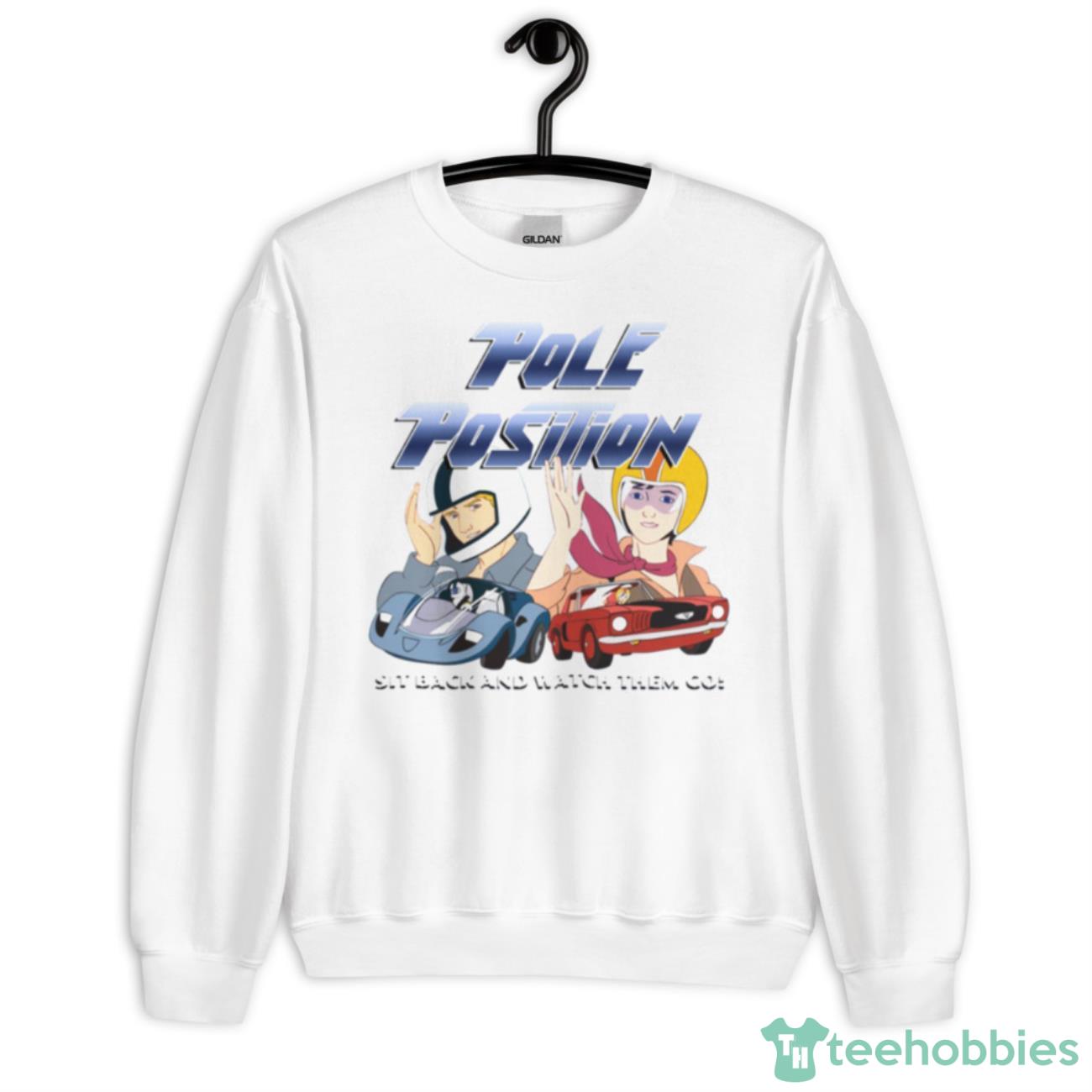 Retro 80s Cartoons Pole Position Shirt - Unisex Heavy Blend Crewneck Sweatshirt