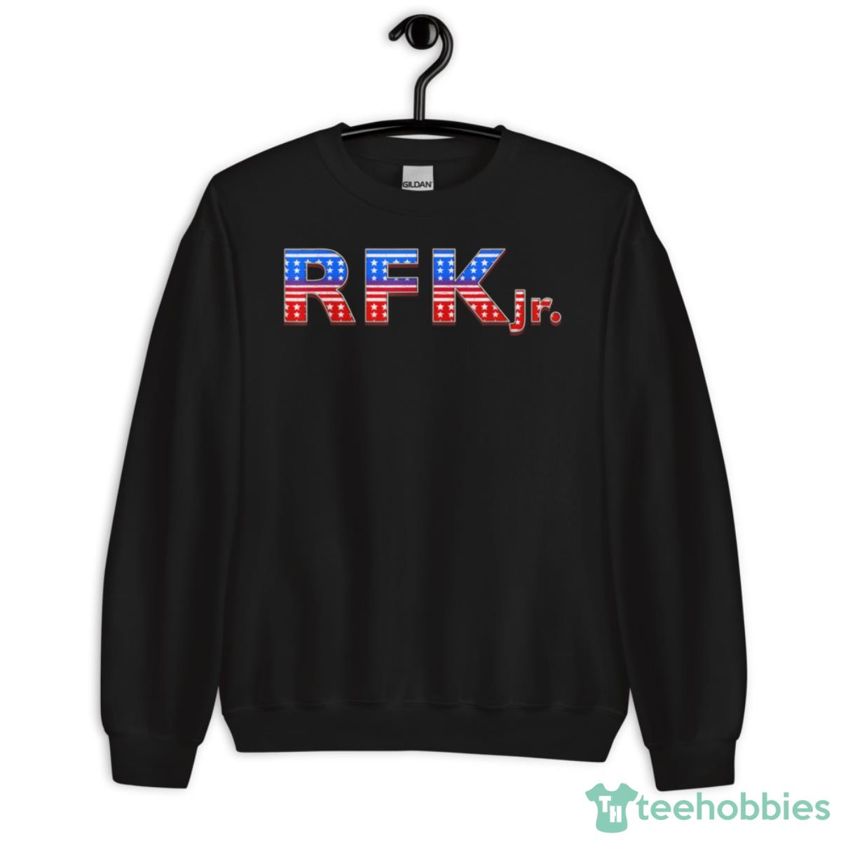RFK Jr. For President 2024 Stars And Stripes Red White Blue Shirt - Unisex Crewneck Sweatshirt