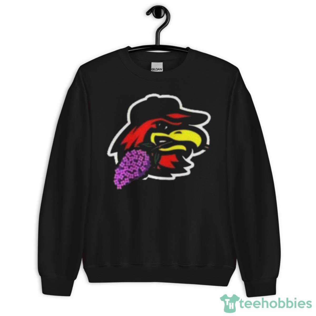 Rochester Red Wings Spikes With Lilac Shirt - Unisex Crewneck Sweatshirt