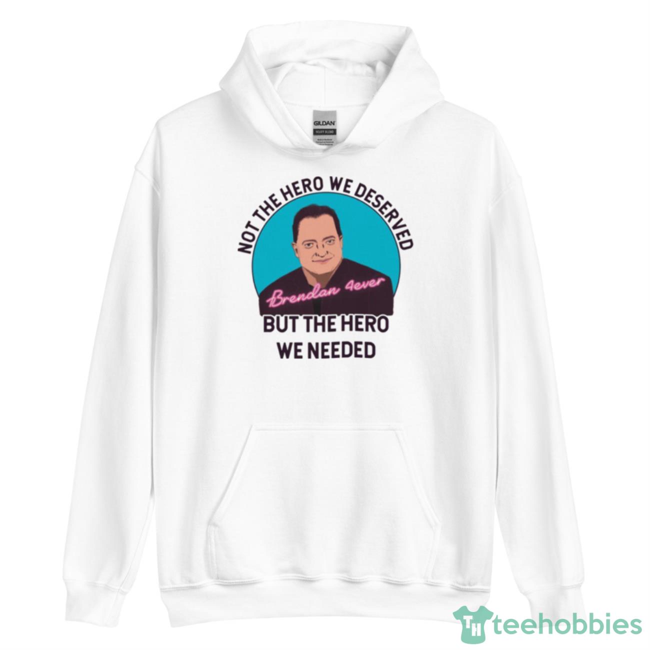 Rooting For Brendan Fraser Shirt - Unisex Heavy Blend Hooded Sweatshirt