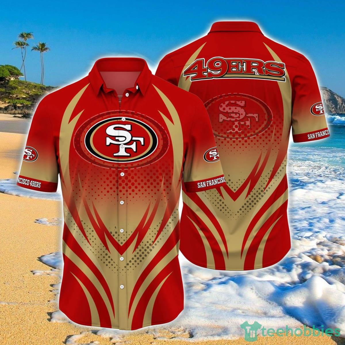 San Francisco 49ers Button Down Shirt 3D Print For Men And Women Product Photo 1
