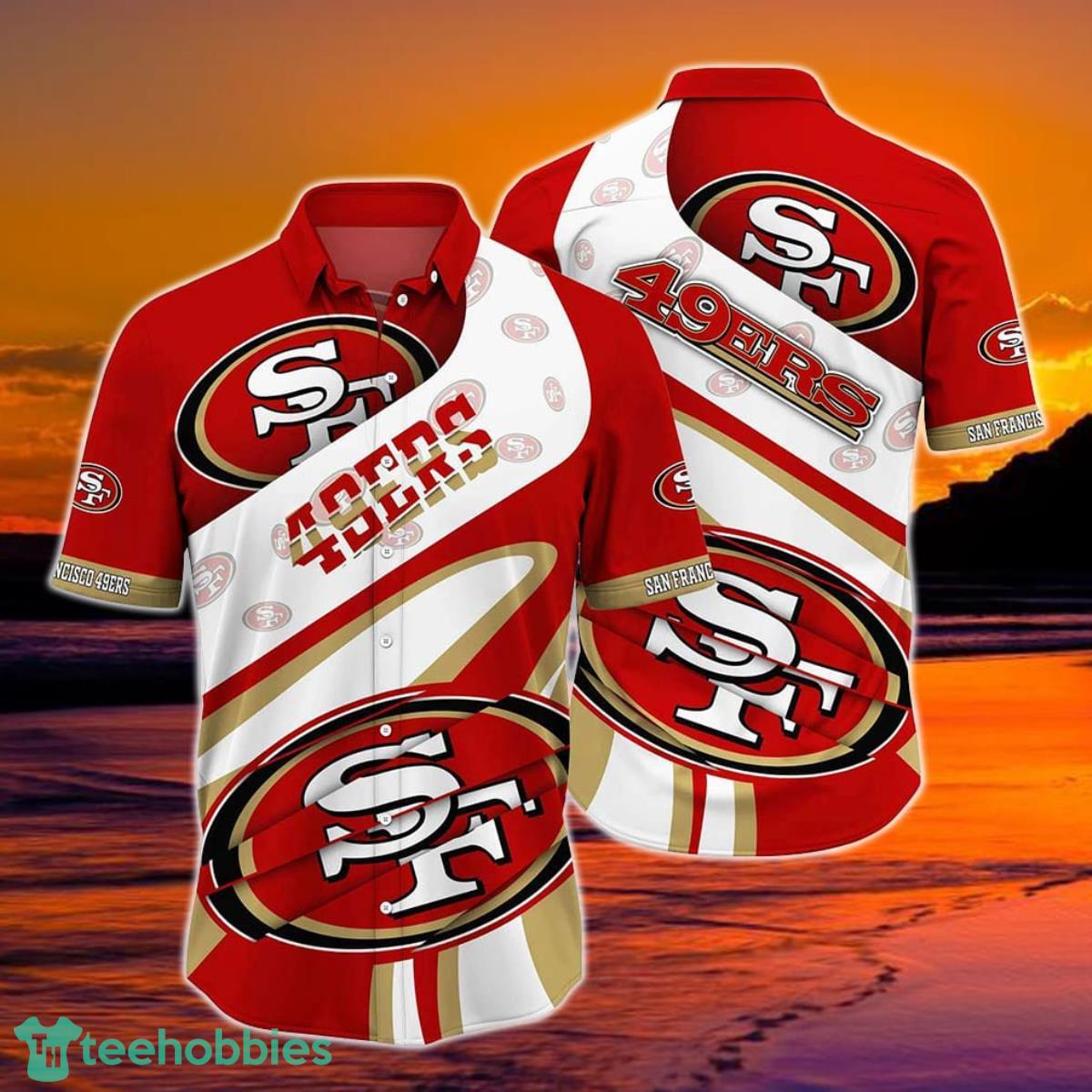 San Francisco 49ers NFL Beach Shirt For Sports Best Fans This Summer NFL Hawaiian Shirt Product Photo 1