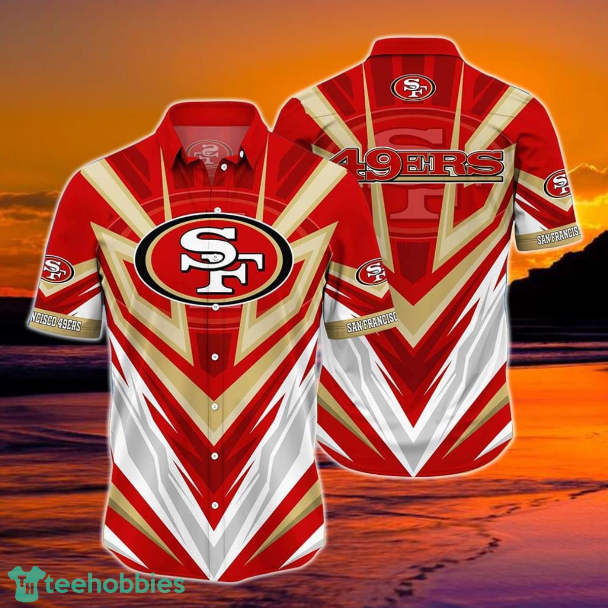 San Francisco 49ers NFL Hawaiian Shirt 3D Short Style Hot Trending Summer For Awesome Fans Product Photo 1