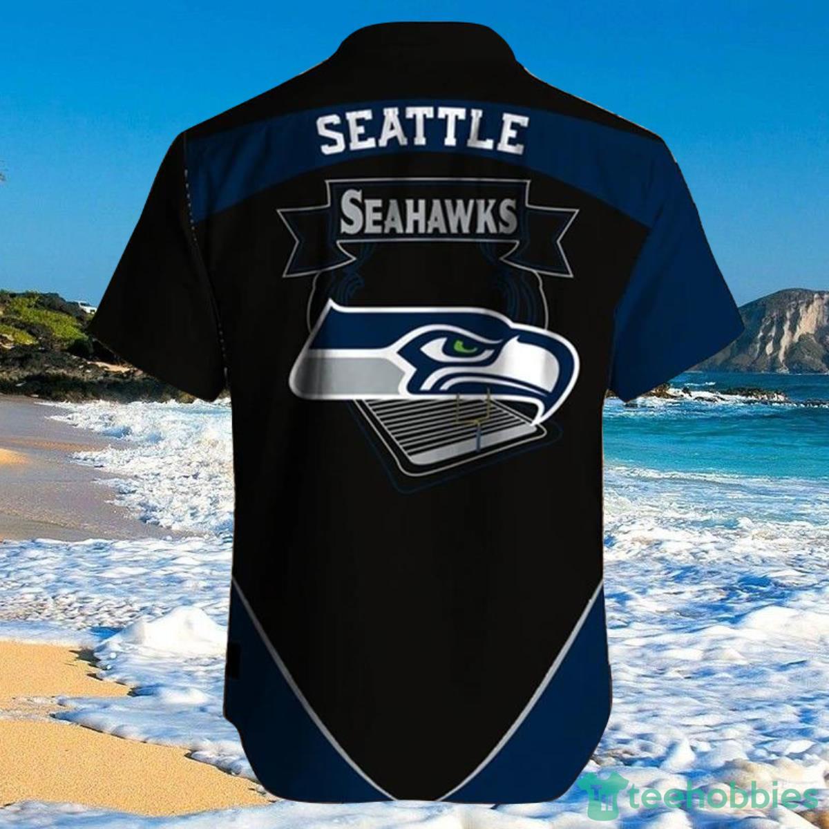 Seattle Seahawks Shirts Fireball Hawaiian Shirt Product Photo 2