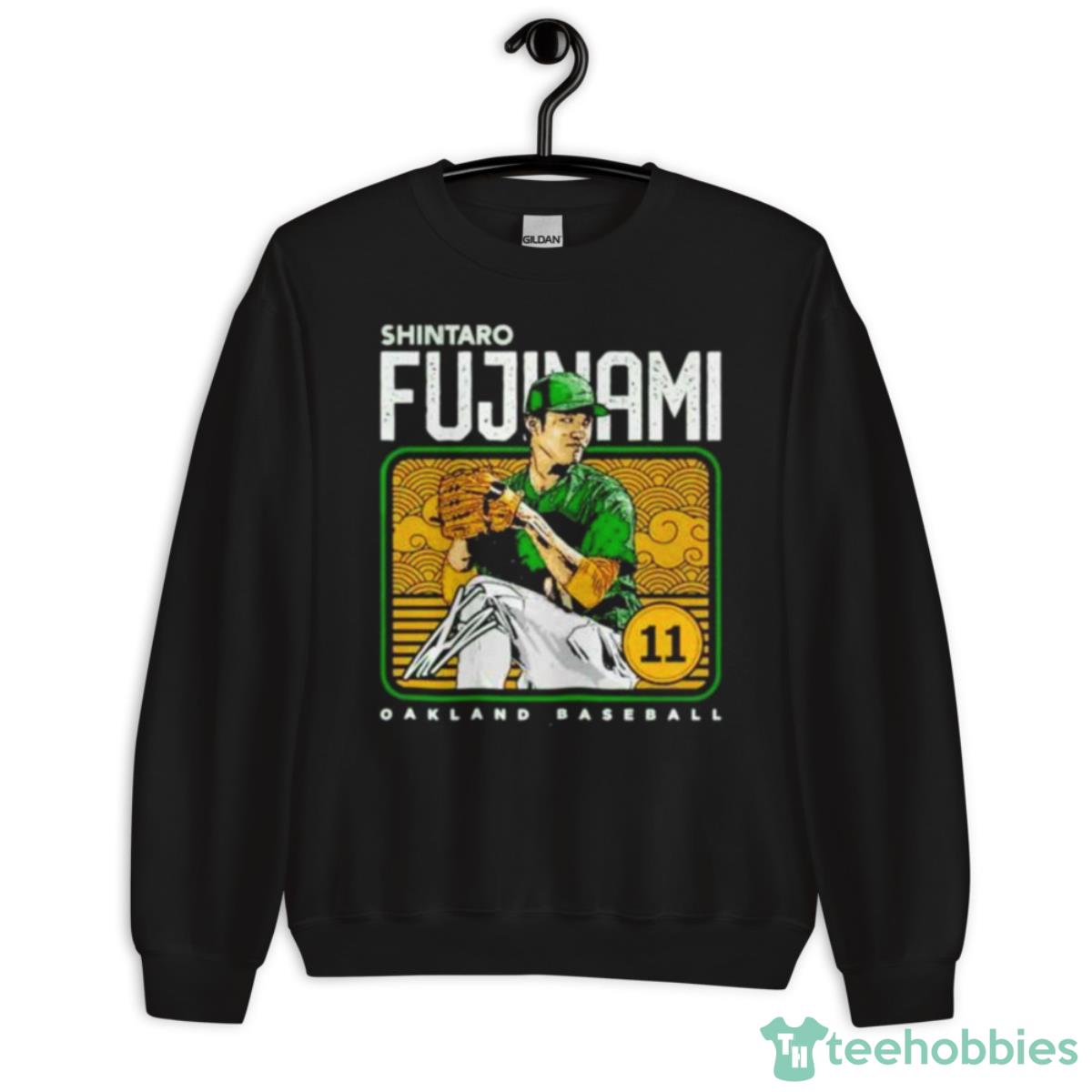 Shintaro Fujinami Oakland Athletics Baseball Poster Shirt - Unisex Crewneck Sweatshirt