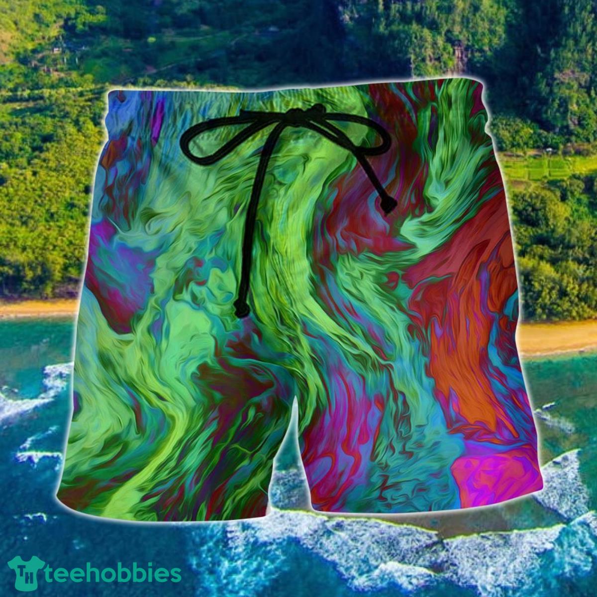 Skull Anti Vaccine Hawaii Shorts For Men - Skull Shorts Swim Trunks Product Photo 1