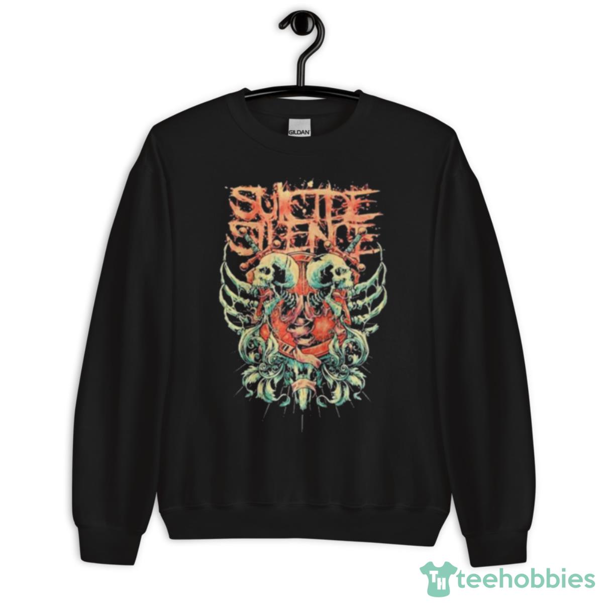 Skulls Suicide Silence Shirt - Unisex Crewneck Sweatshirt