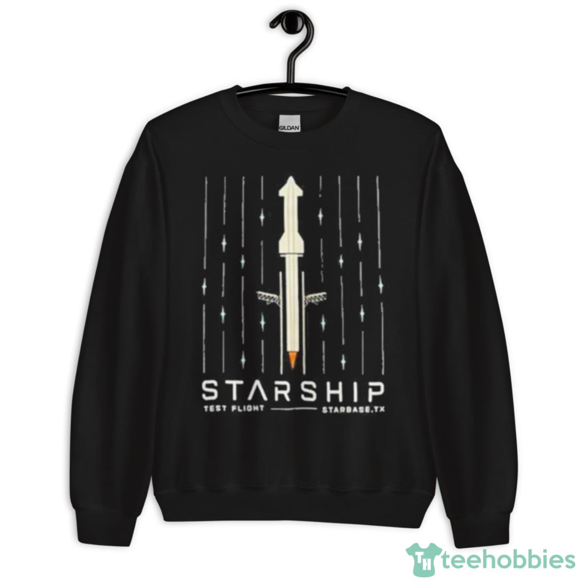 Starship Test Flight Shirt - Unisex Crewneck Sweatshirt