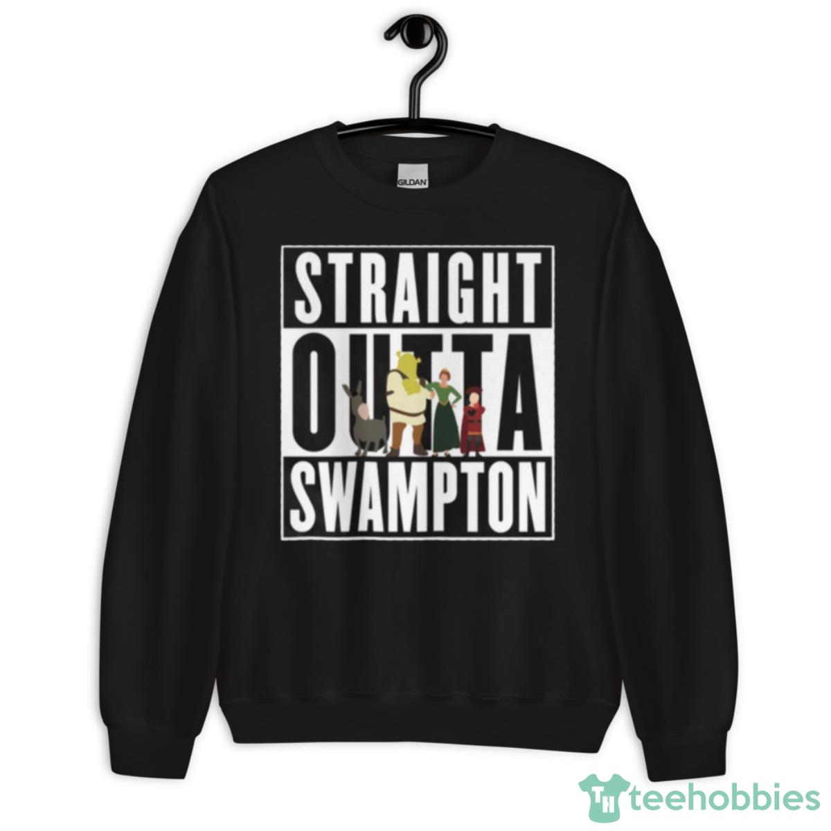 Straight Outta Swampton Shrek Shirt - Unisex Crewneck Sweatshirt