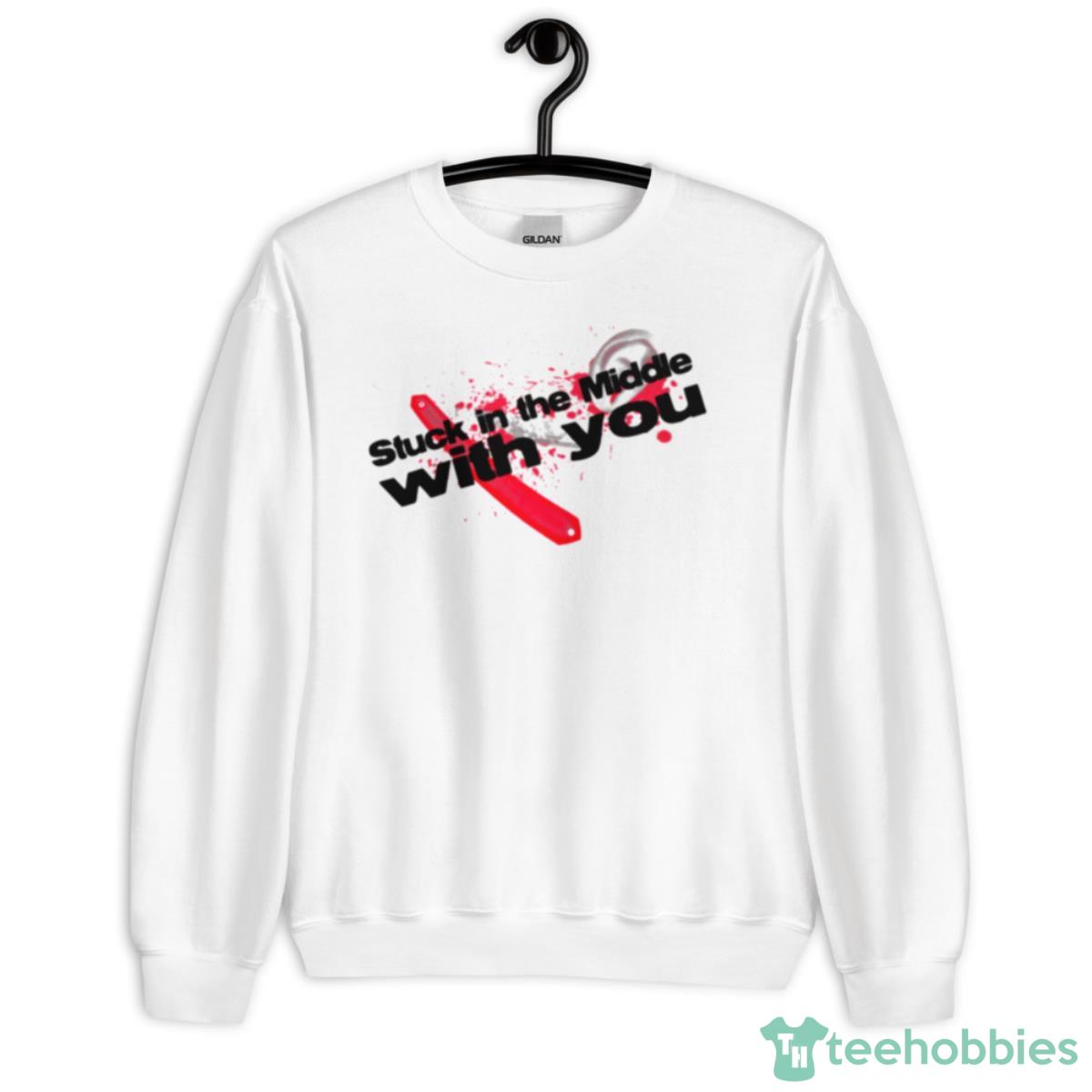 Stuck In The Middle With You Severed Ear Shirt - Unisex Heavy Blend Crewneck Sweatshirt
