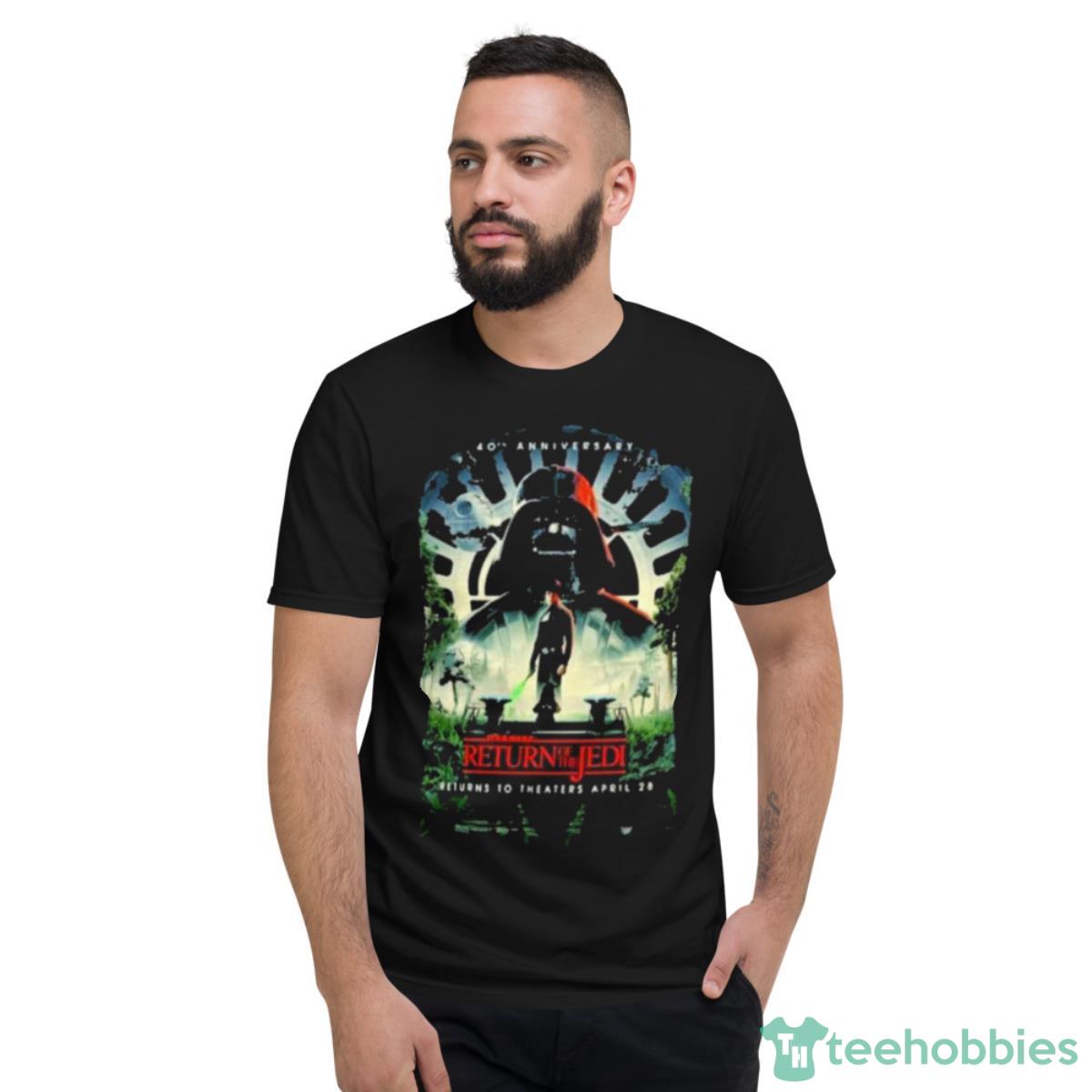 Swce 2023 Star Wars Return Of The Jedi Will Be Back In Theaters For 40th Anniversary T Shirt - Short Sleeve T-Shirt