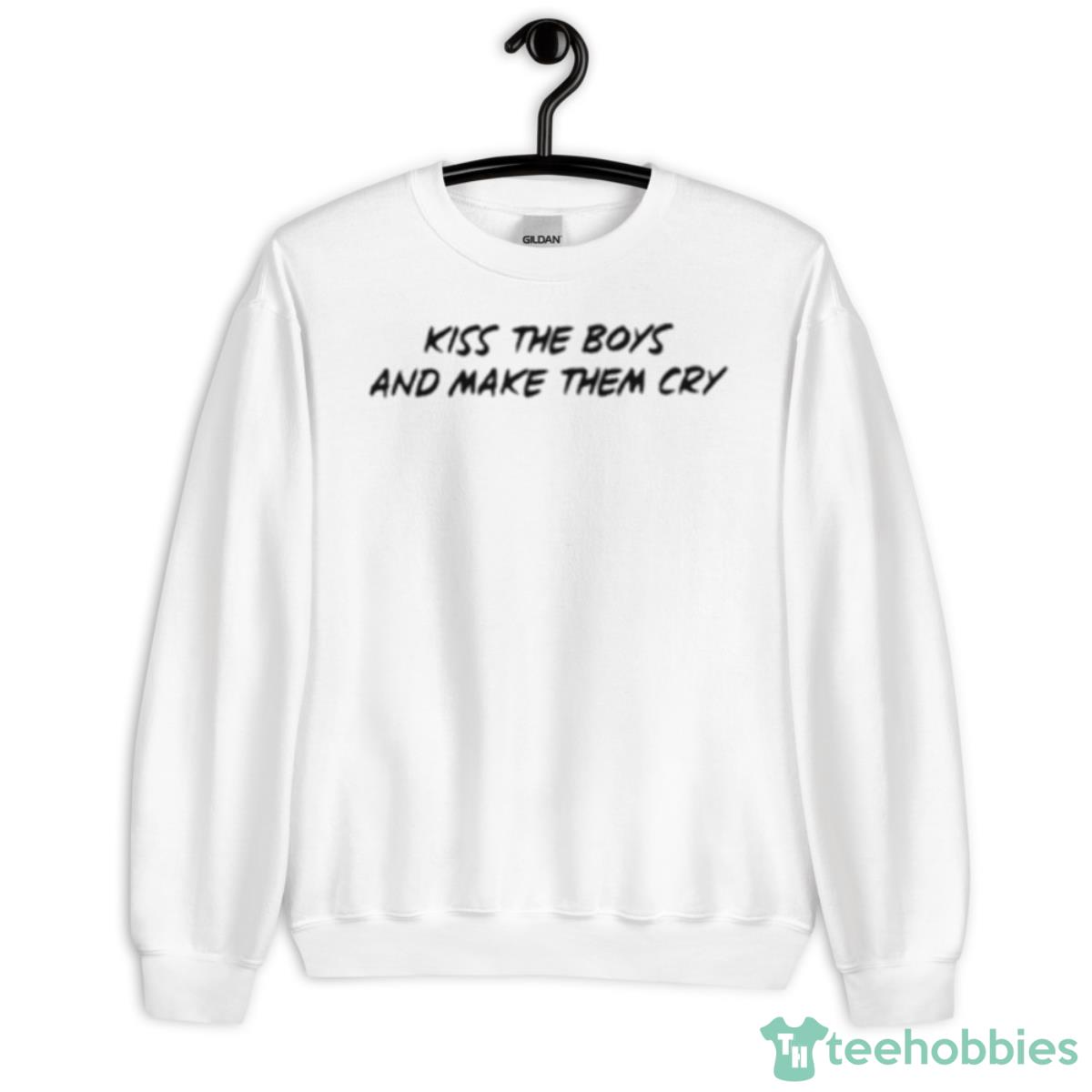 Sydney Sweeney Kiss The Boys And Make Them Cry Shirt - Unisex Heavy Blend Crewneck Sweatshirt