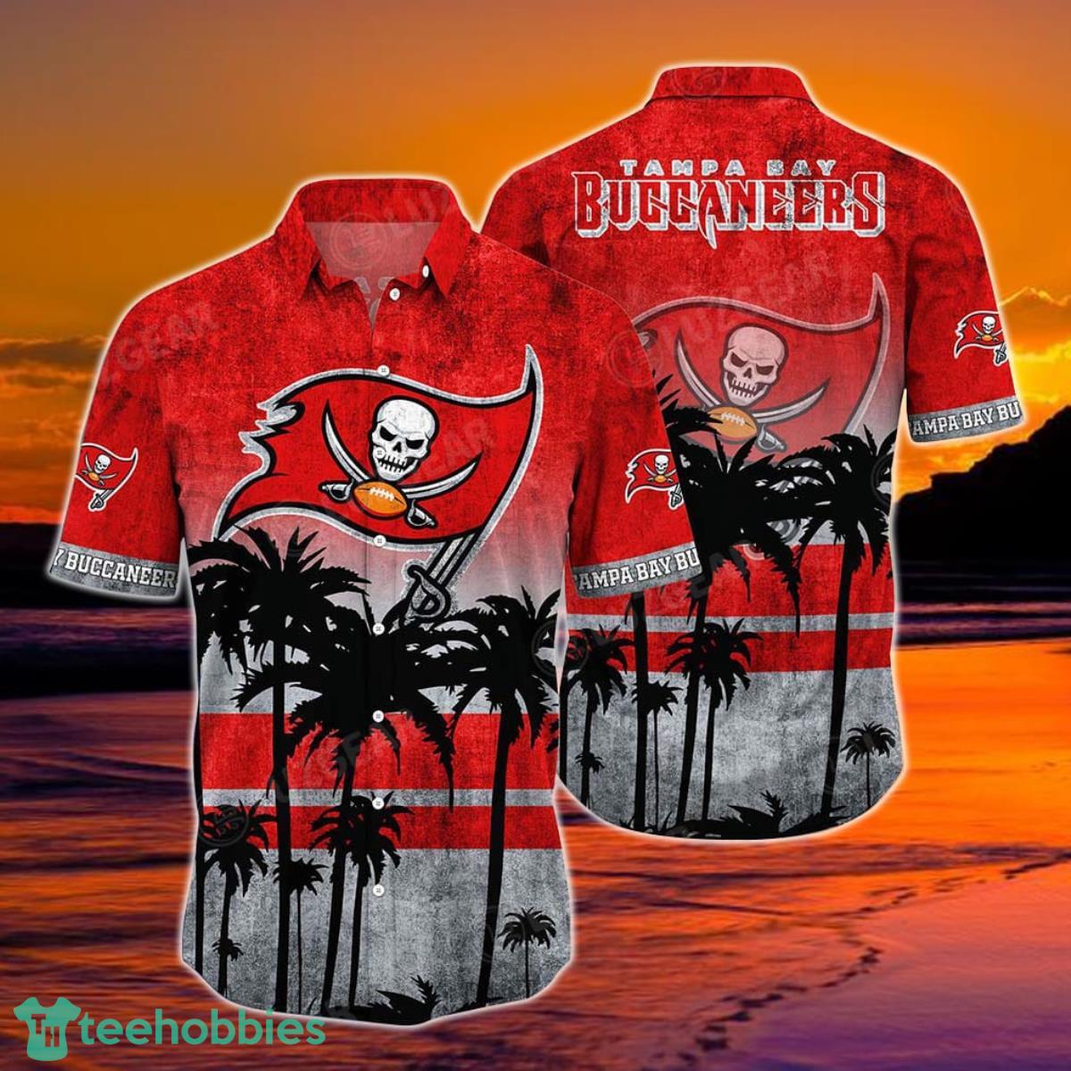 Tampa Bay Buccaneers NFL Hawaiian Shirt Tropical Patterns Graphic New Collection Summer Gift For Fan NFL Product Photo 1