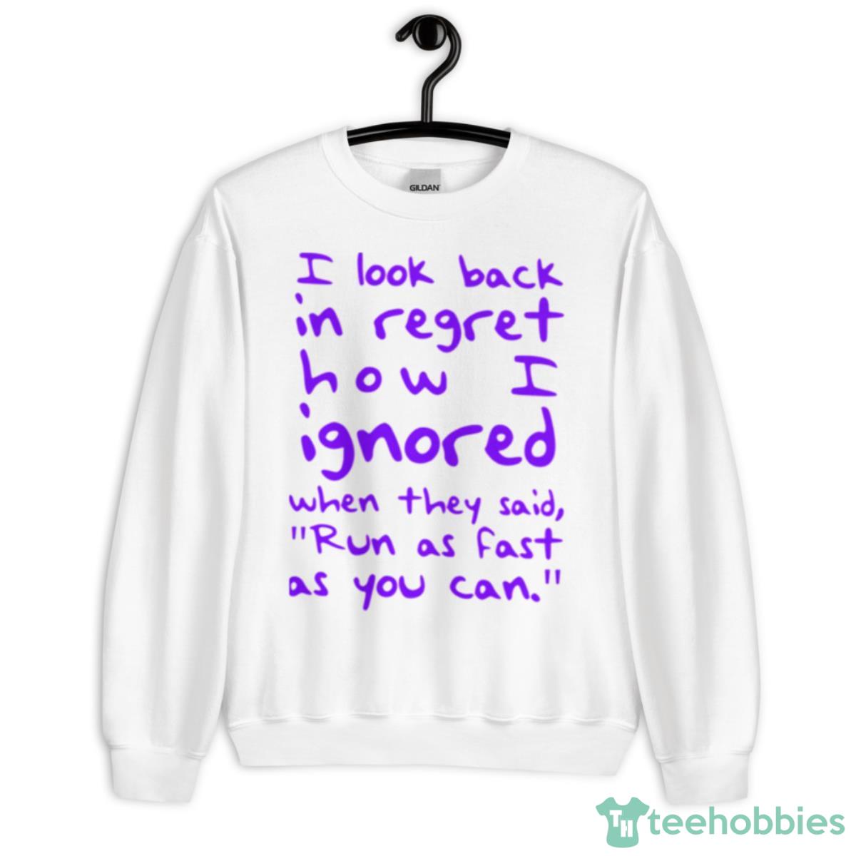 Taylor Swift Dear John I Look Back In Regret How I Ignored Shirt - Unisex Heavy Blend Crewneck Sweatshirt